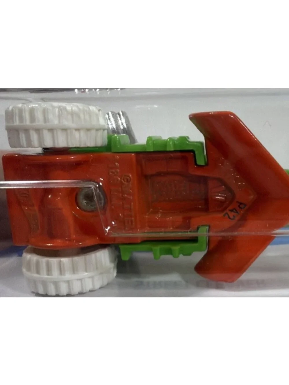 Hot Wheels HW Metro Green/Orange Street Cleaver P42